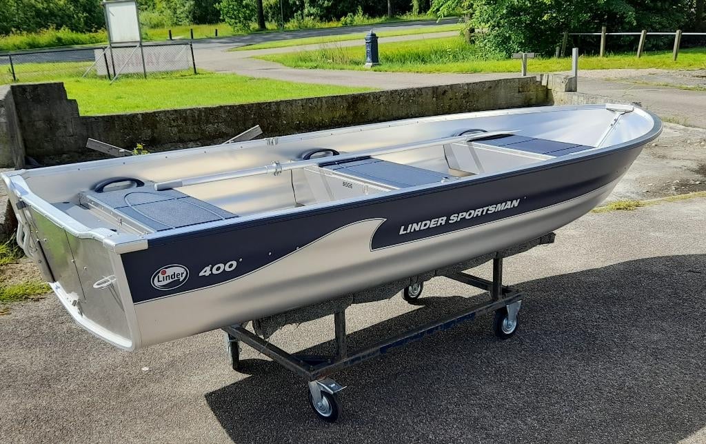 Linder sportsman 400 aluminium toer/ visboot nieuw!, Watersport en Boten, Vis- en Consoleboten, Nieuw, Benzine, 10 tot 30 pk, Buitenboordmotor