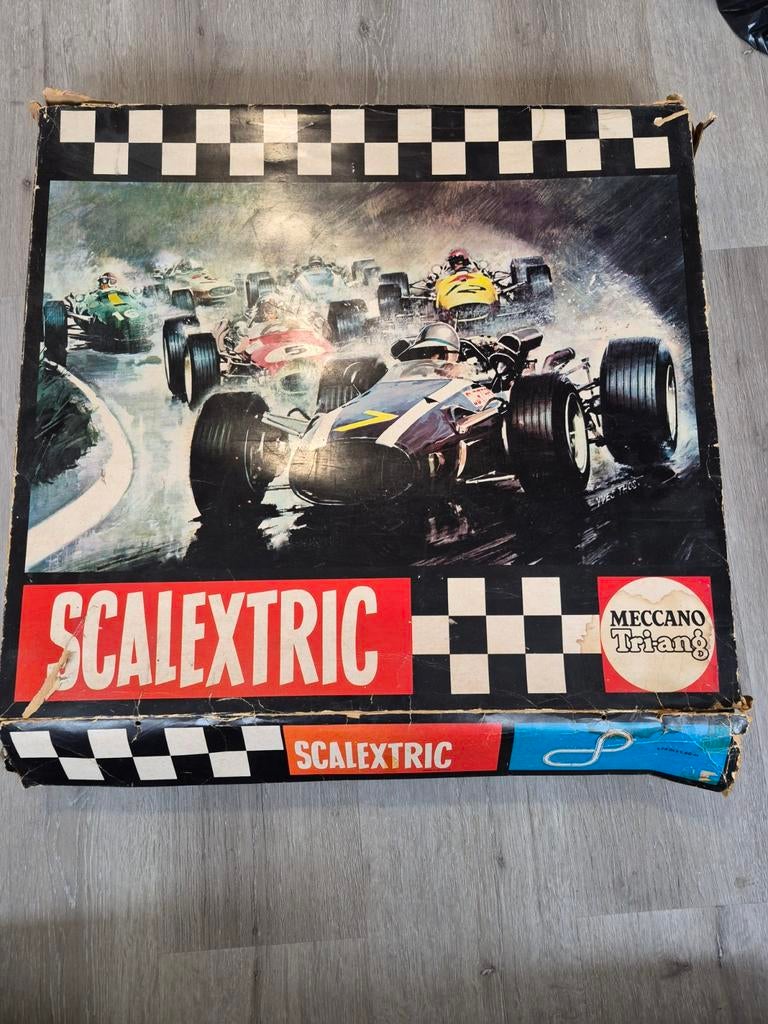 Vintage Scalextric Racebaan - 1969 - Compleet, Kinderen en Baby's, Speelgoed | Racebanen, Gebruikt, Racebaan, Elektrisch, Overige merken