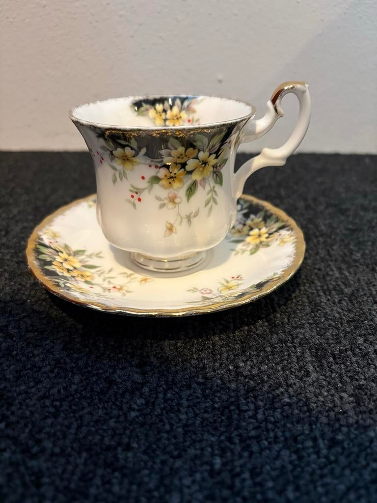 Royal Albert Royal Ascot kop en schotel, Ophalen of Verzenden