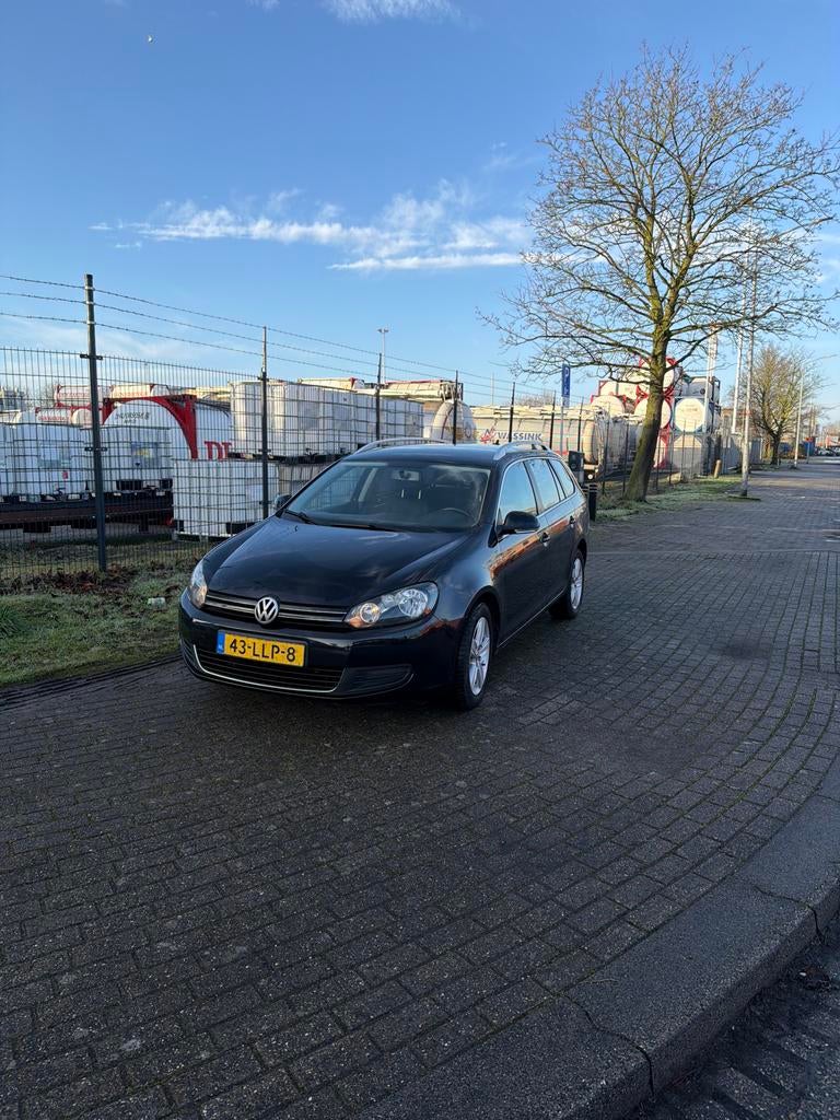 Volkswagen Golf 1.2 TSI 77KW Variant DSG 2010 Zwart., Auto's, 700 kg, Zwart, Origineel Nederlands, Golf