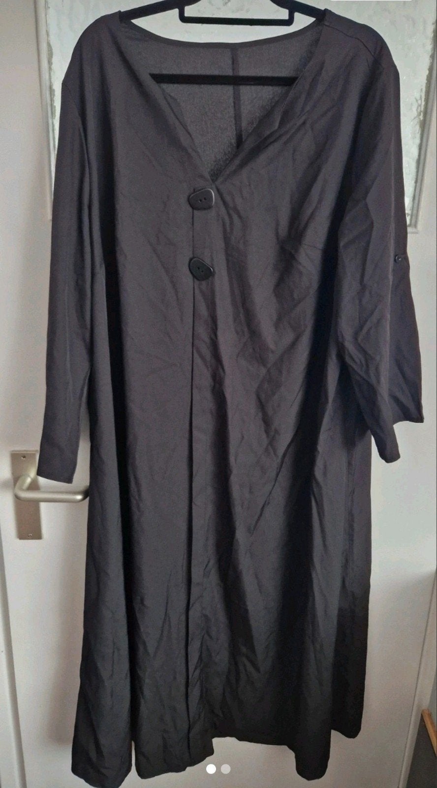 Nieuwe lange zwarte damesjurk 5XL, Kleding | Dames, Grote Maten, Verzenden, Nieuw, Shein, Jurk