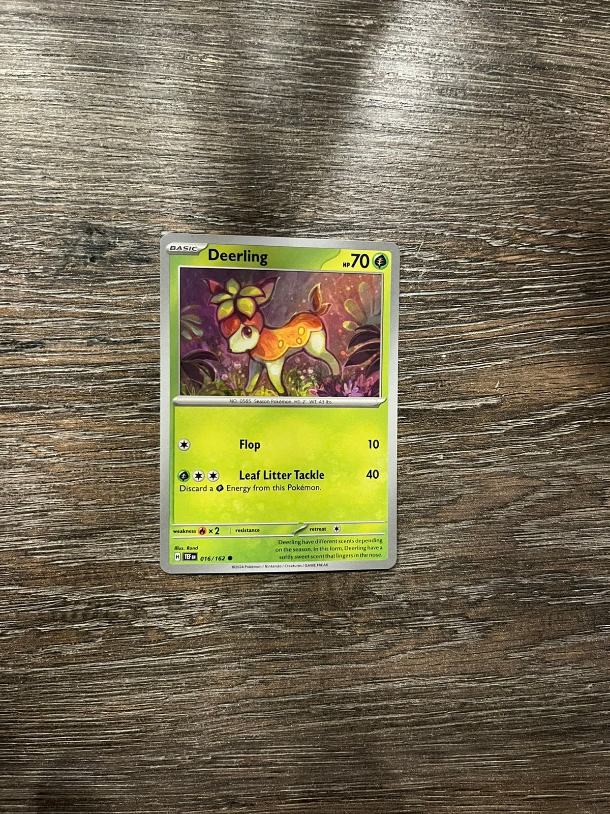Deerling TEF 016/162, Ophalen of Verzenden, Zo goed als nieuw