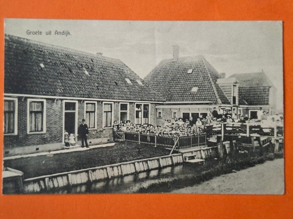 Andijk, School WP33 Topkaart!!!, Ophalen of Verzenden, Voor 1920