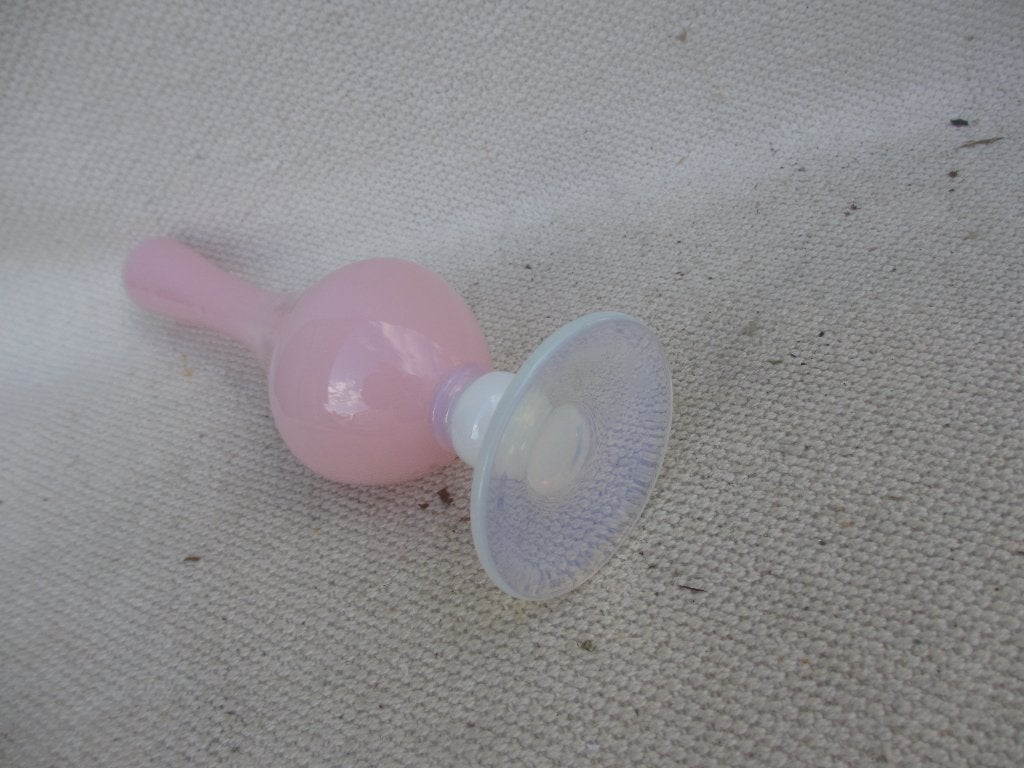 Vintage opaline Murano vaas jaren 60, Ophalen of Verzenden