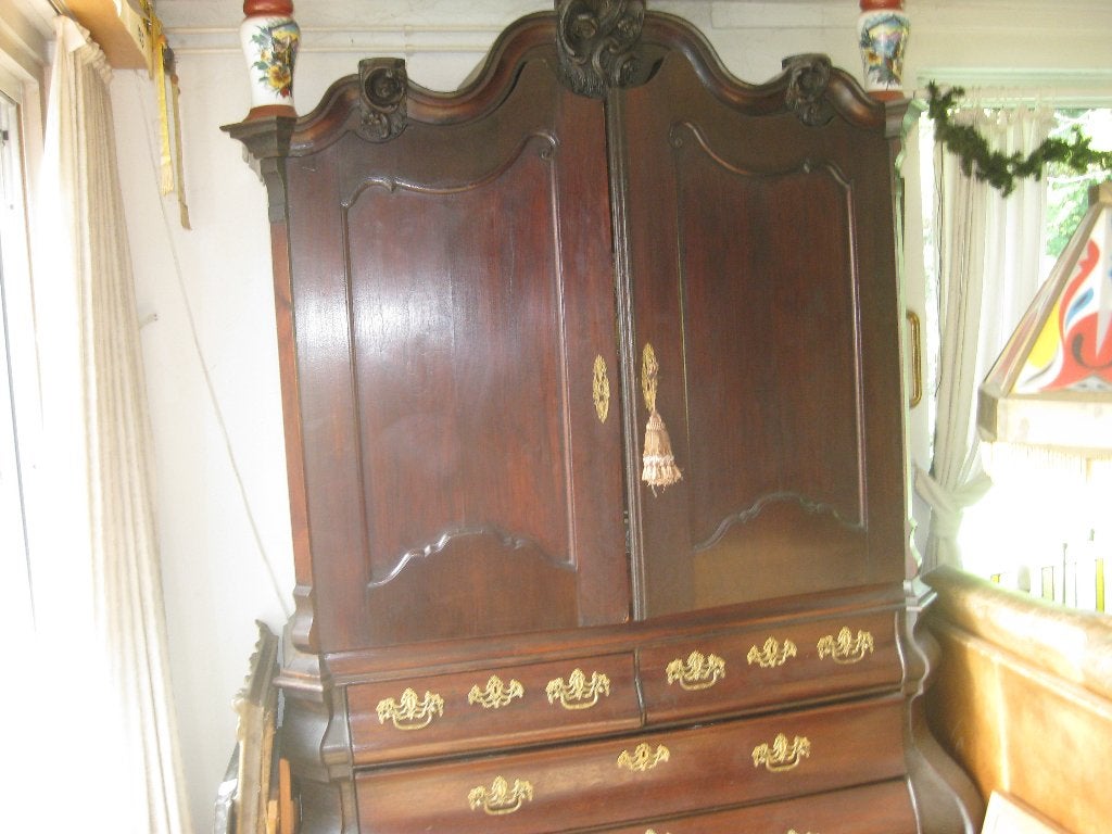 mahonie kabinet, Antiek en Kunst, Ophalen
