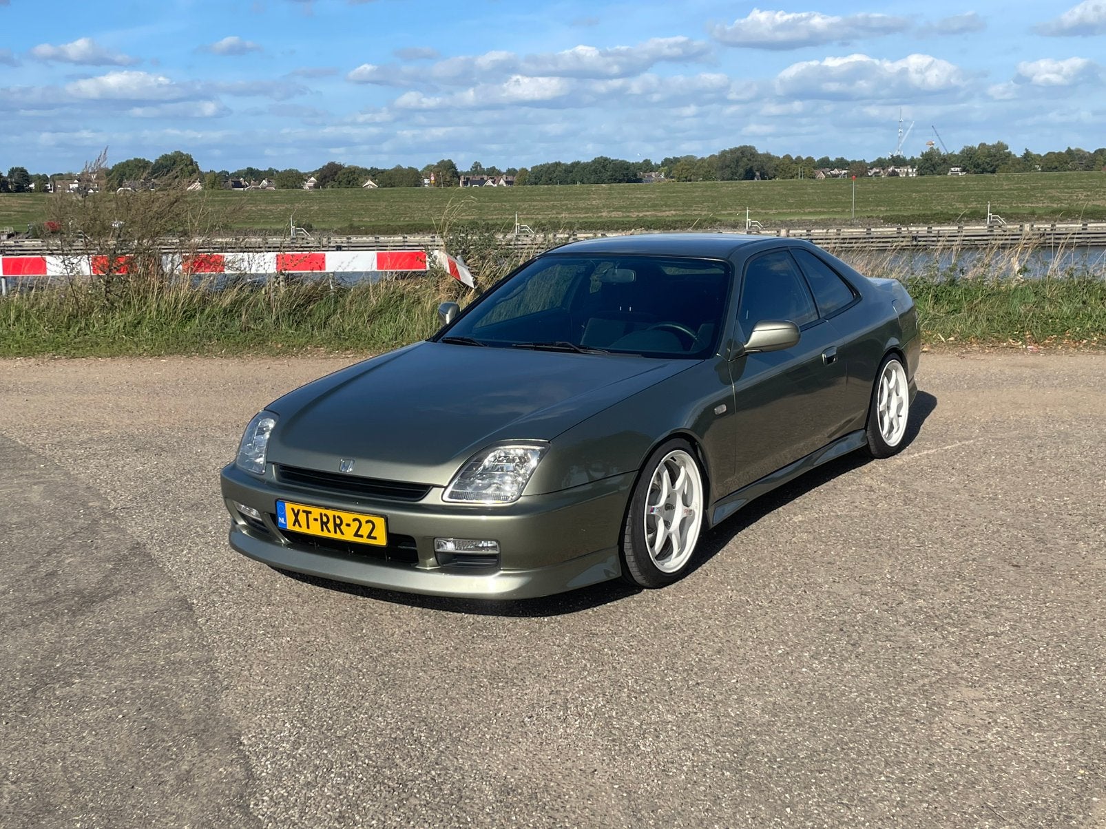 Honda Prelude 2.0 I 1999 Grijs, Auto's, Elektrische ramen, Stof, Zwart, 4 stoelen