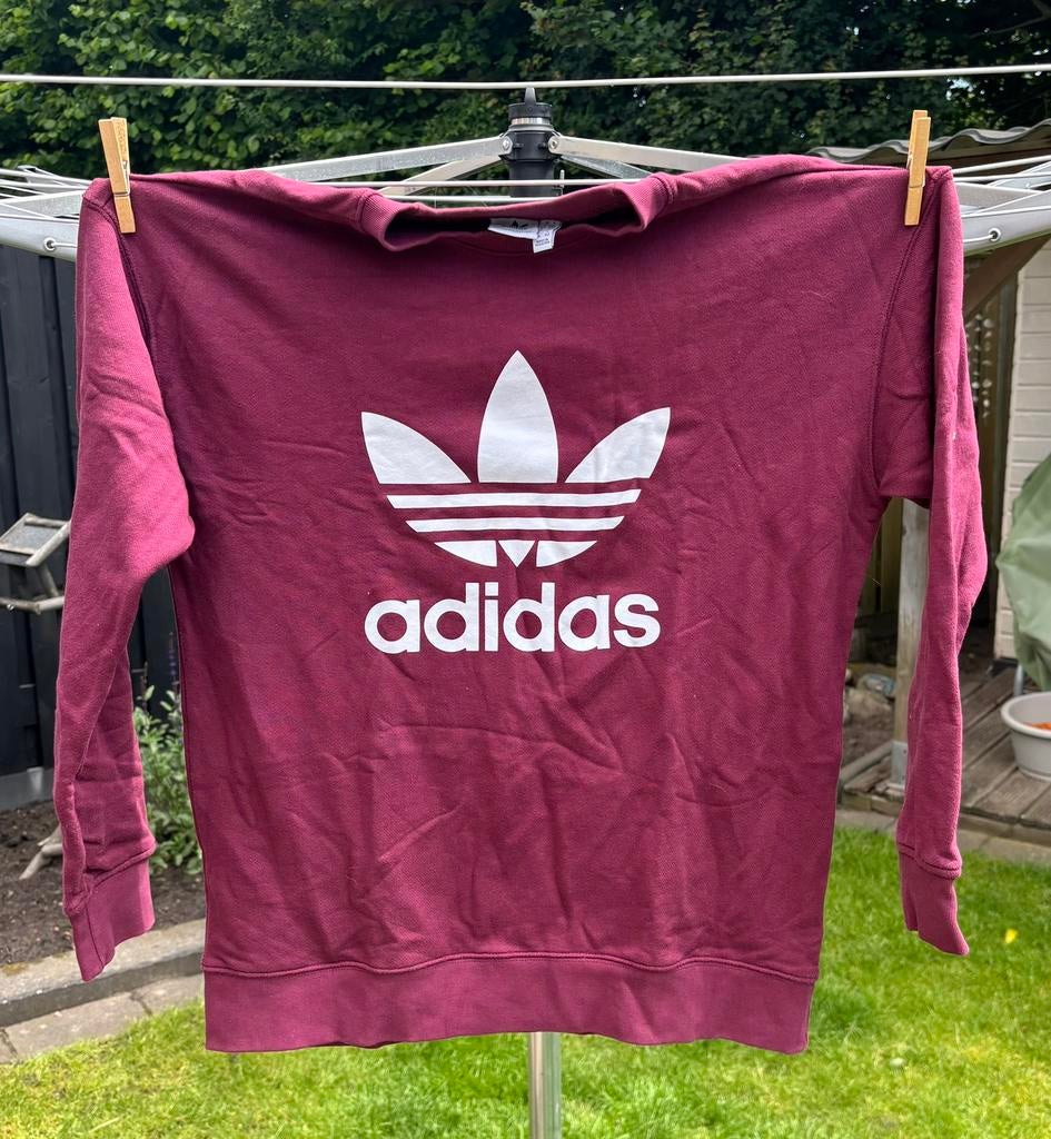 Adidas trui, Ophalen of Verzenden, Zo goed als nieuw, Maat 36 (S), Rood