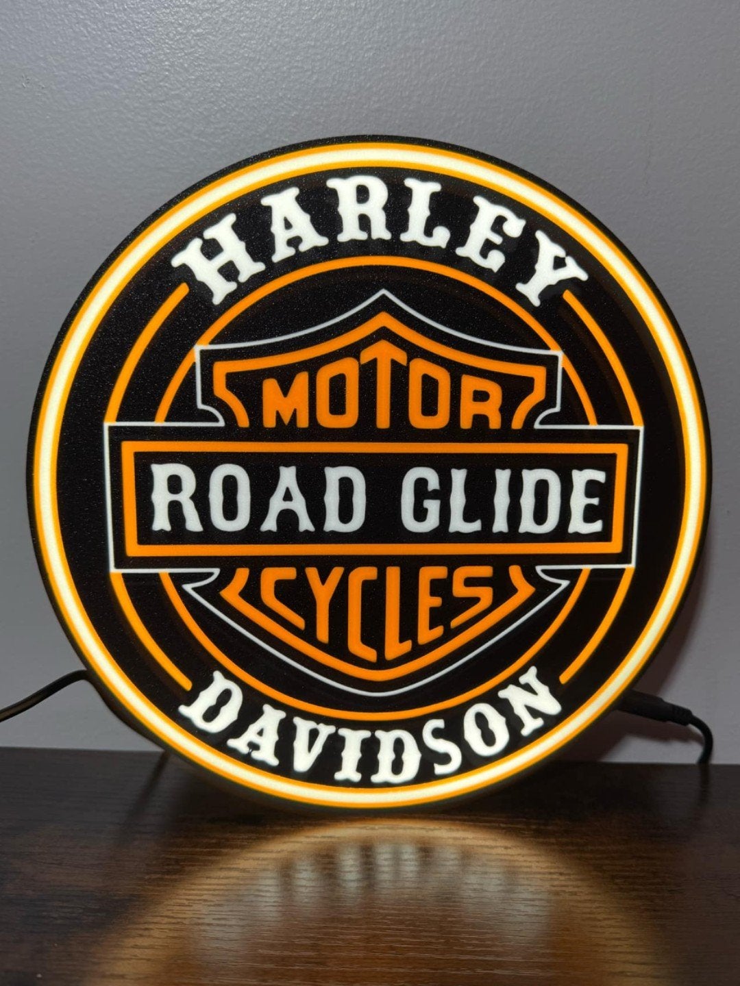 Harley-Davidson Road Glide Cycles LED Lichtbord, Huis en Inrichting, Ophalen of Verzenden, Nieuw