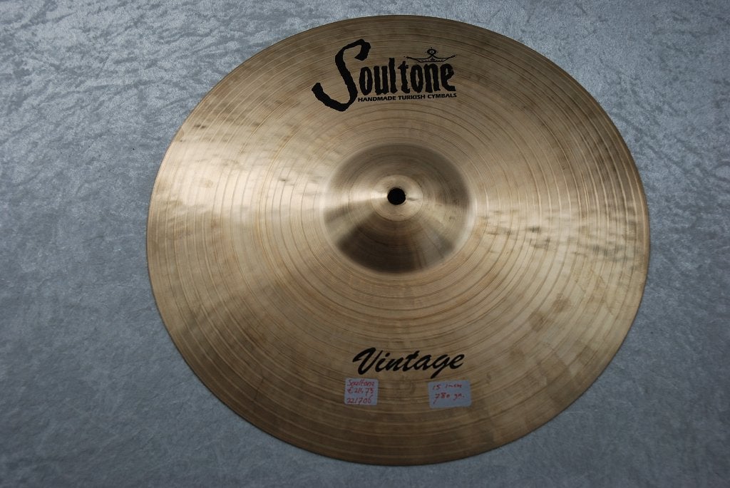 NIEUW!  Soultone Vintage series crash 780gr. 15 inch <221706, ., Drums of Percussie, Nieuw, Ophalen of Verzenden