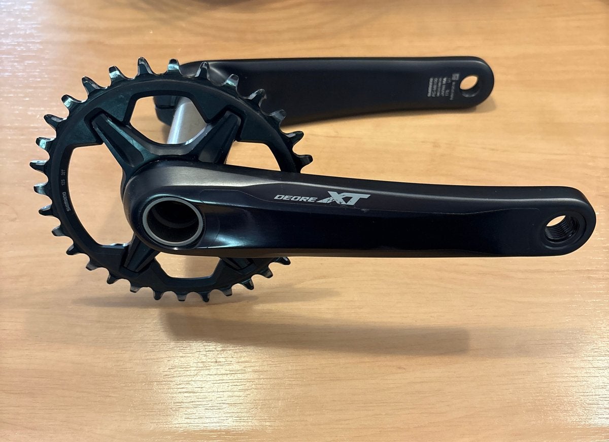 Shimano XT FC-M8100 Crankstel 175mm met 32T Tandblad, Fietsen en Brommers, Crankstel of Pedalen, Gebruikt, Ophalen of Verzenden