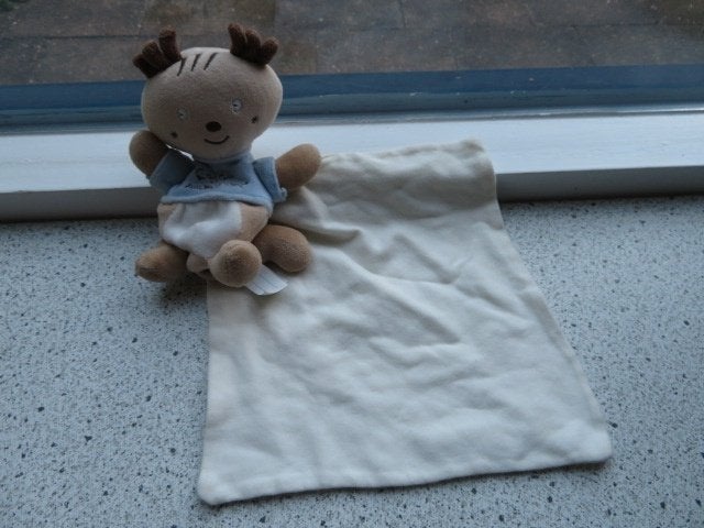 Mannetje met knuffeldoek merk Sucre D'orge, Ophalen of Verzenden, Zo goed als nieuw, Overige typen, Met label