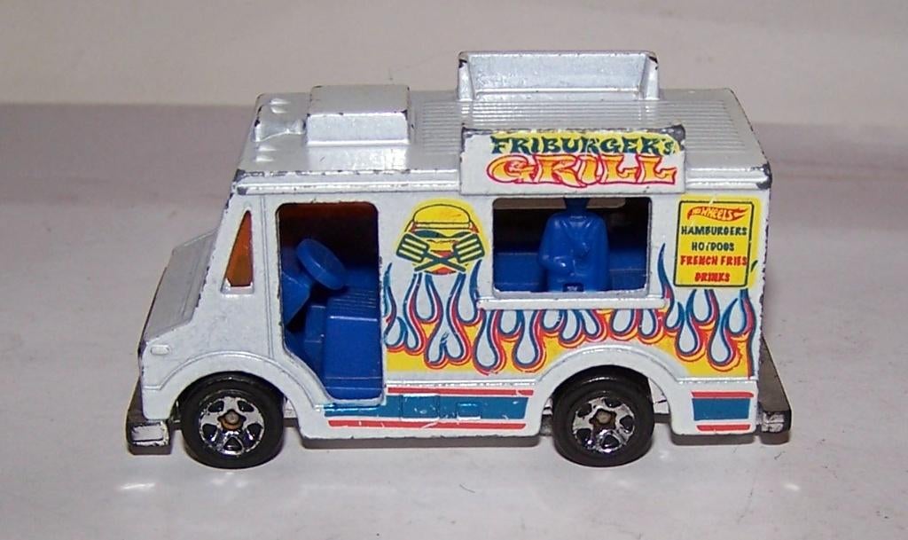 Vintage HotWheels 1983 Friburger Grill snackwagen. Izgs., Hobby en Vrije tijd, Ophalen of Verzenden, Zo goed als nieuw, Bus of Vrachtwagen