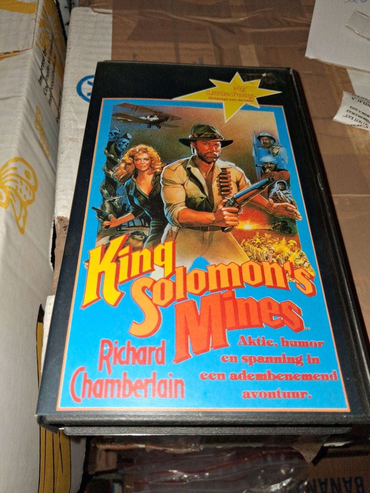 Vhs - King Solomon's Mines, Alle leeftijden, Ophalen of Verzenden, Zo goed als nieuw