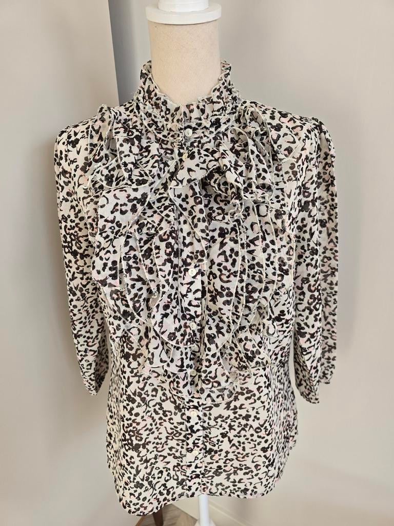 Mooie sjieke Saint tropez blouse in maat M, Saint Tropez, Ophalen of Verzenden, Zo goed als nieuw, Maat 38/40 (M)