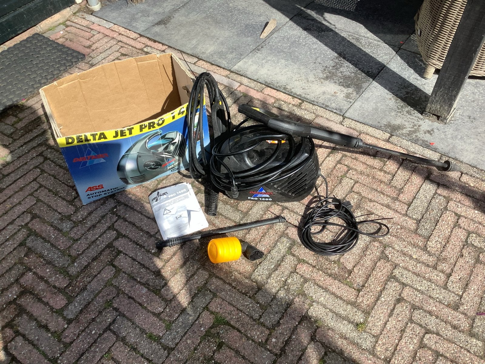 Delta Jet Pro 1400 Hogedrukreiniger, Doe-het-zelf en Verbouw, Ophalen, Zo goed als nieuw, Overige typen