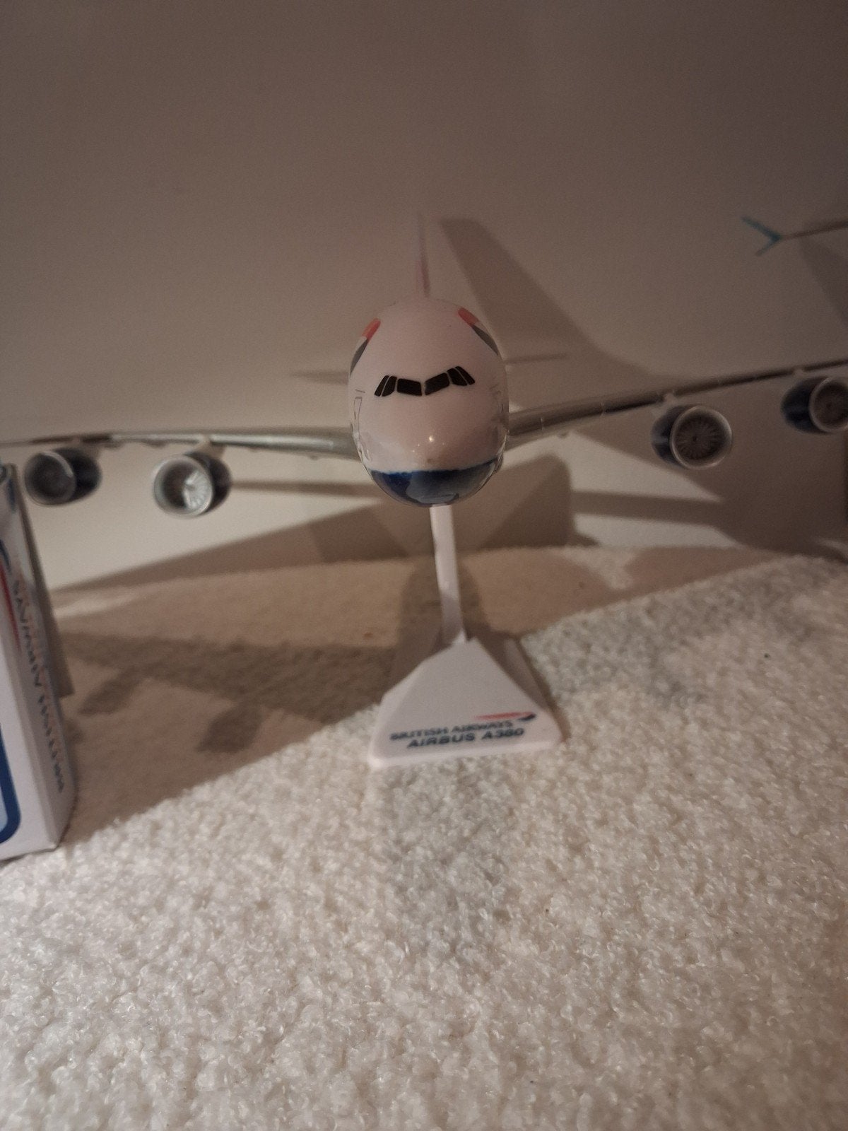 British Airways Airbus A380 Schaalmodel - Zo goed als nieuw, Overige merken, 1:200 of kleiner, Ophalen of Verzenden, Zo goed als nieuw