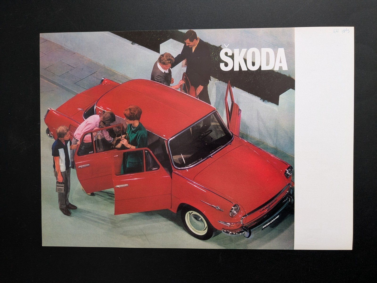 Leaflet A4 SKODA 1000 MB 1969, Ophalen of Verzenden, Zo goed als nieuw, Overige merken