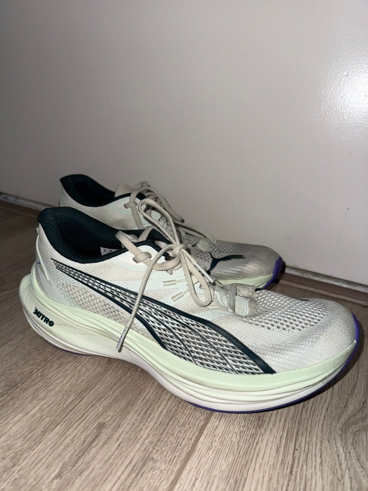 PUMA DEVIATE NITRO 3 Green | Maat 42.5, Sport en Fitness, Gebruikt, Hardloopschoenen, Overige sporten, Ophalen