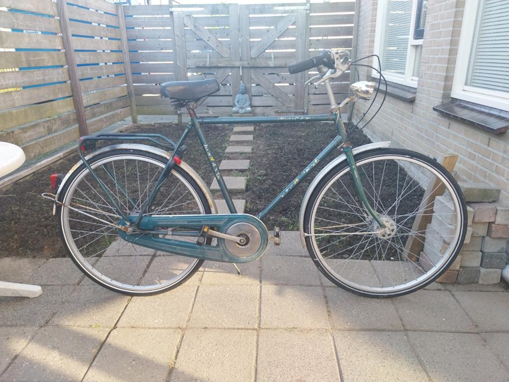 Stationfiets/Schoolfiets Technisch in orde., Overige merken, Gebruikt, Versnellingen, Ophalen of Verzenden