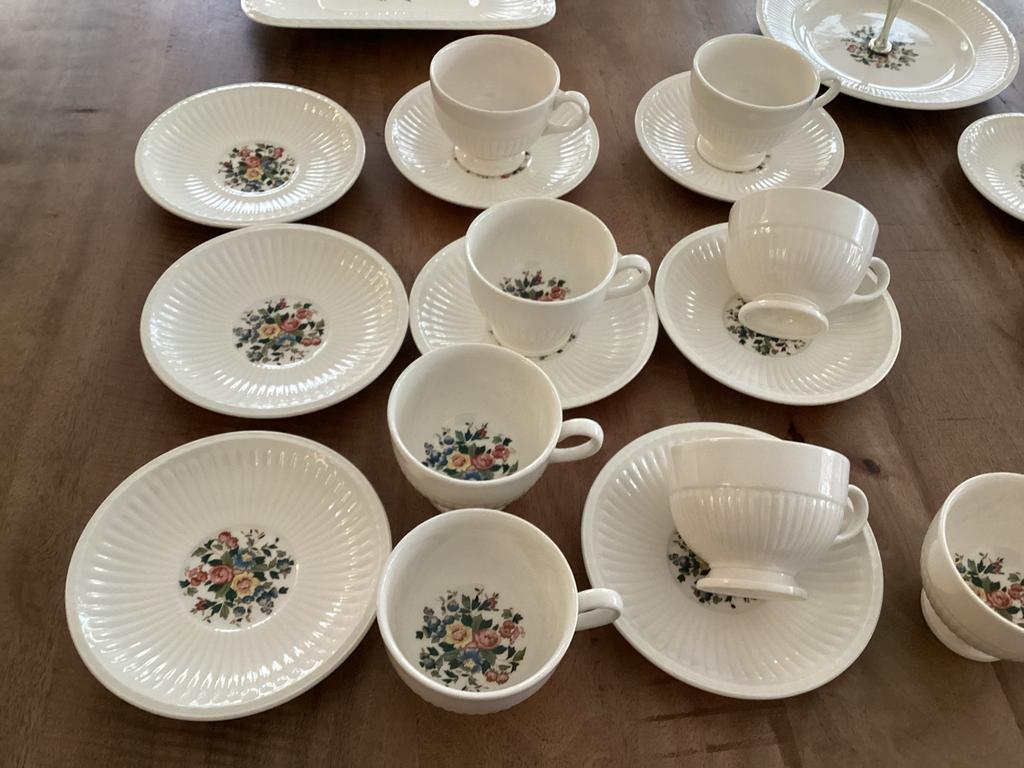 Wedgwood Conway Serviesgoed: Gebakschaal, Kop & Schotels, Et, Ophalen, Wedgwood, Porselein, Schaal of Schalen