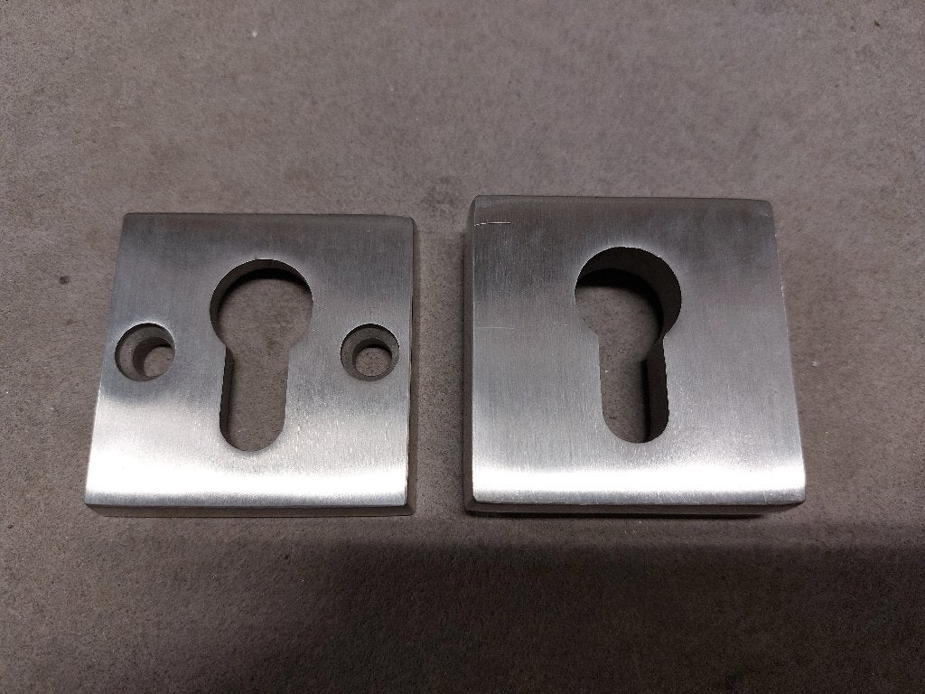 Intersteel RVS veiligheidsrozetten rosetten vierkant SKG 3, ., Nieuw, Ophalen of Verzenden, .