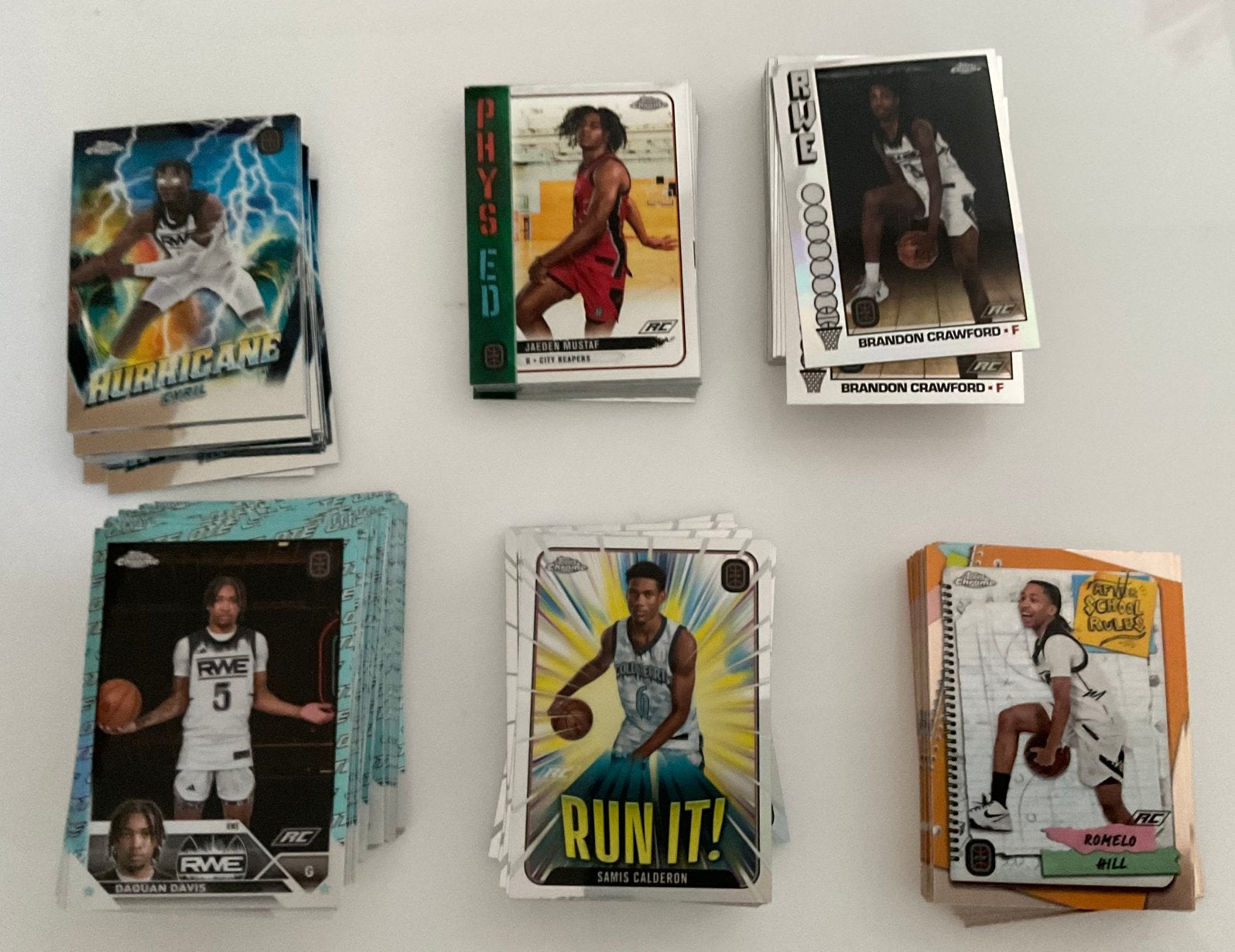 2024 Topps Chrome Overtime Elite BULK parallels, Ophalen, Zo goed als nieuw, Overige typen