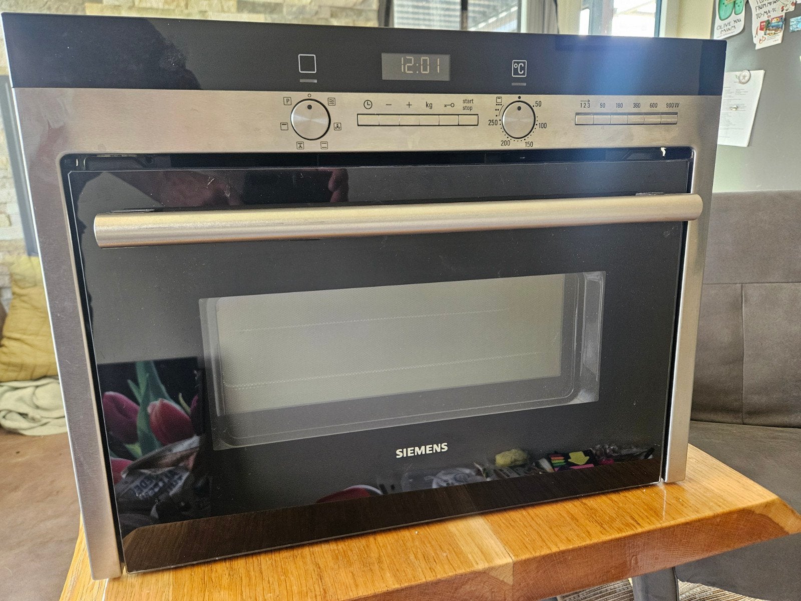 Siemens Combimagnetron HB84K552N - Perfect Werkend, Witgoed en Apparatuur, Magnetrons, Gebruikt, Inbouw, Combimagnetron, 60 cm of meer
