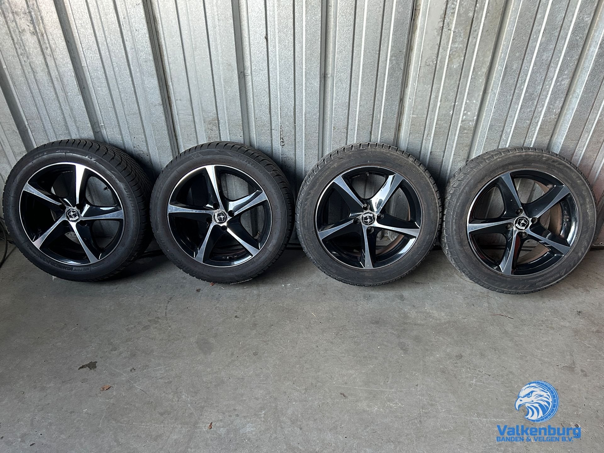6-7mm! Mini Cooper One 16 inch zwarte velgen 4x100 runflat w, Auto-onderdelen, Banden en Velgen, Gebruikt, -, Banden en Velgen