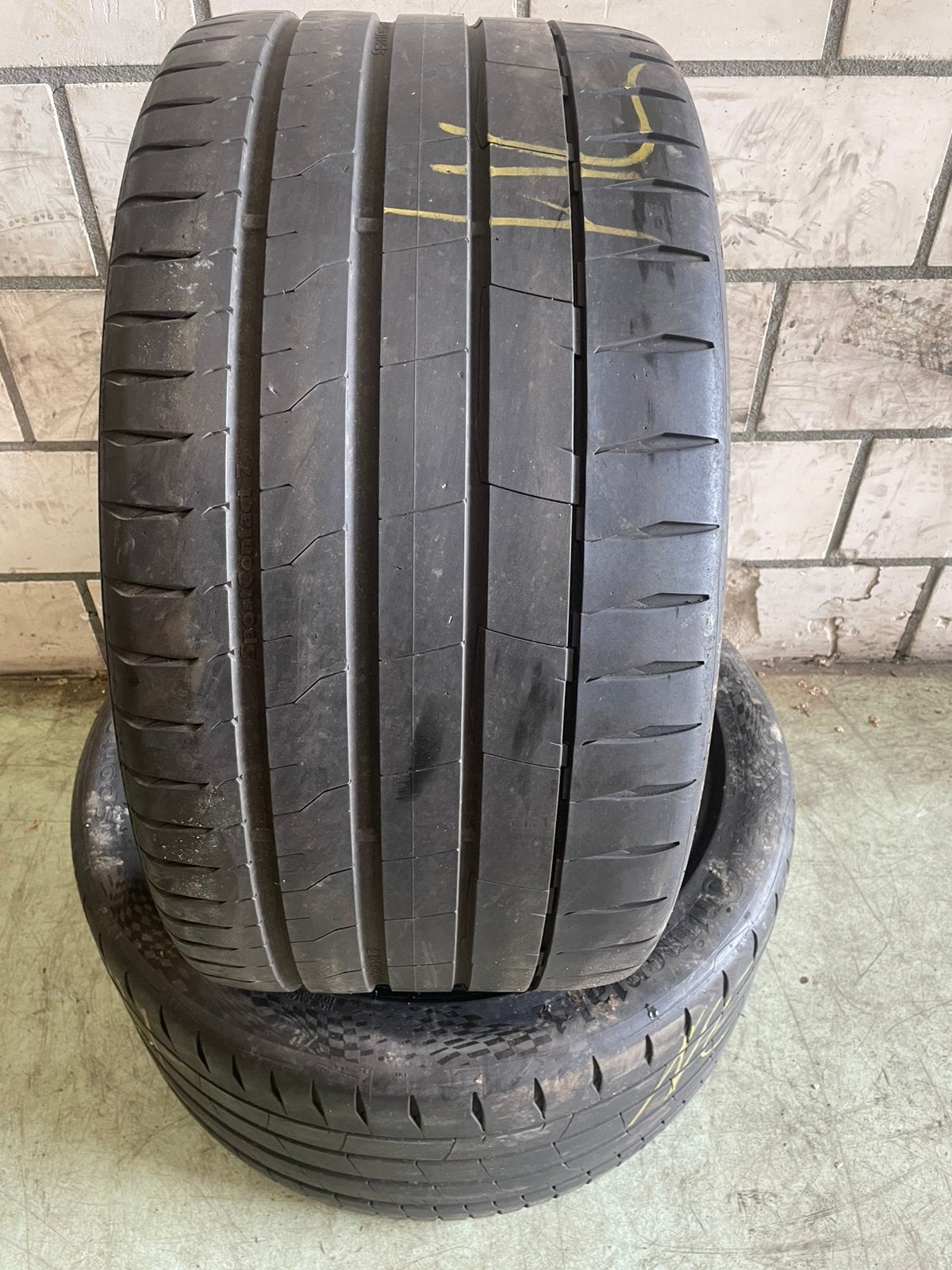 315/35ZR22 Continental SportContact 7 Zomerbanden, Gebruikt, Overige maten, Ophalen of Verzenden, Berkvens