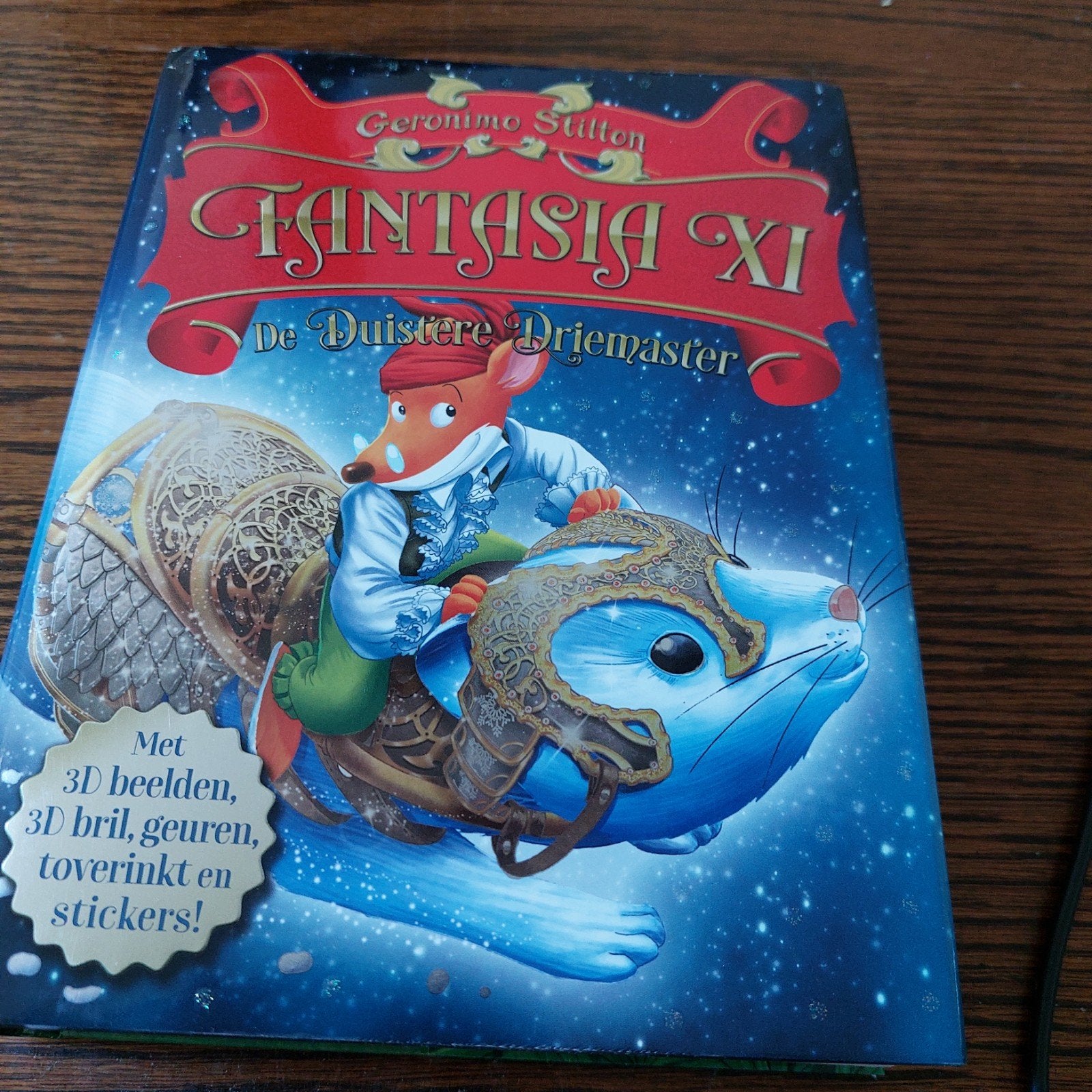 Geronimo Stilton Fantasia XI-De Duistere Driemaster, Boeken, Ophalen, Zo goed als nieuw, Geronimo Stilton, Fictie algemeen