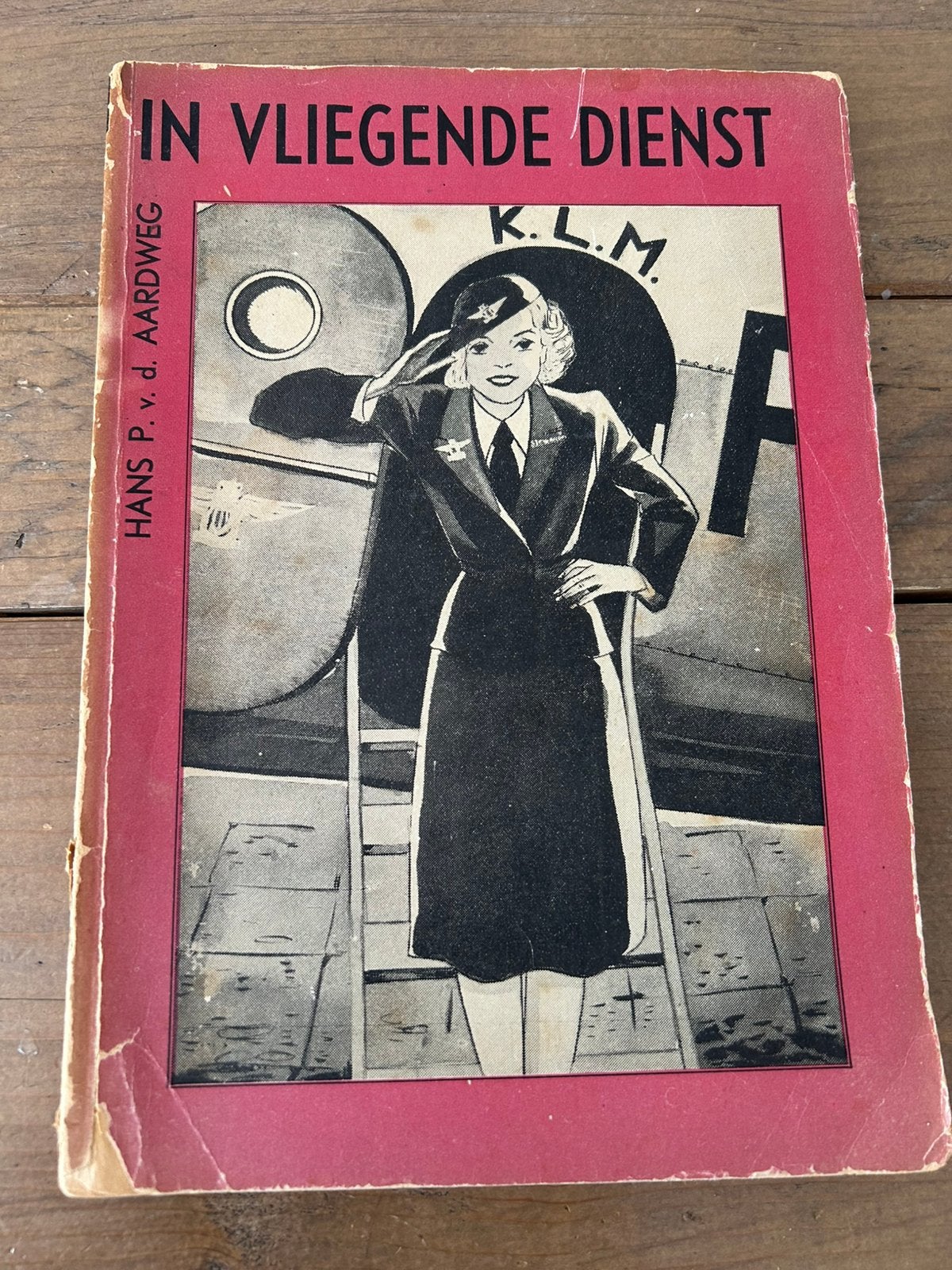 Vintage meisjesboek over stewardess KLM, Ophalen of Verzenden, Gebruikt