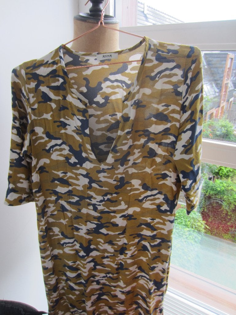 Anna van Toor jurk, tuniek: camouflage dessin, maat 38, Maat 38/40 (M), Anna van Toor, Ophalen of Verzenden, Zo goed als nieuw