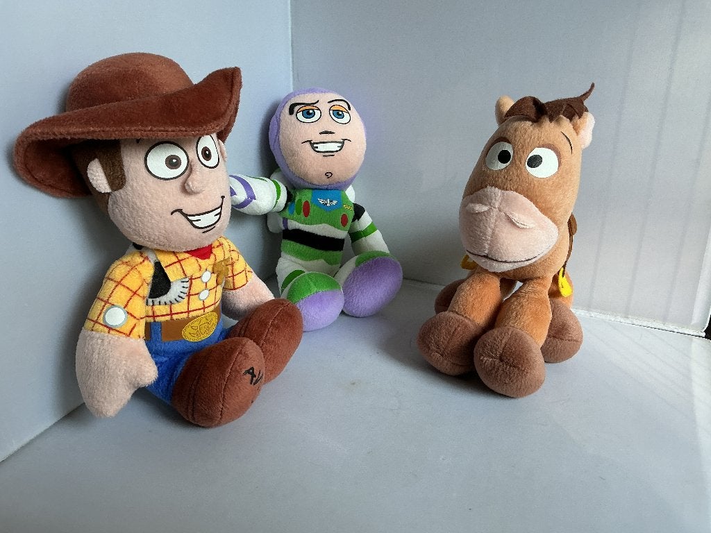 Toy Story # Woody, Paard en Buzz Lightyear., Ophalen of Verzenden, Zo goed als nieuw, Overige typen