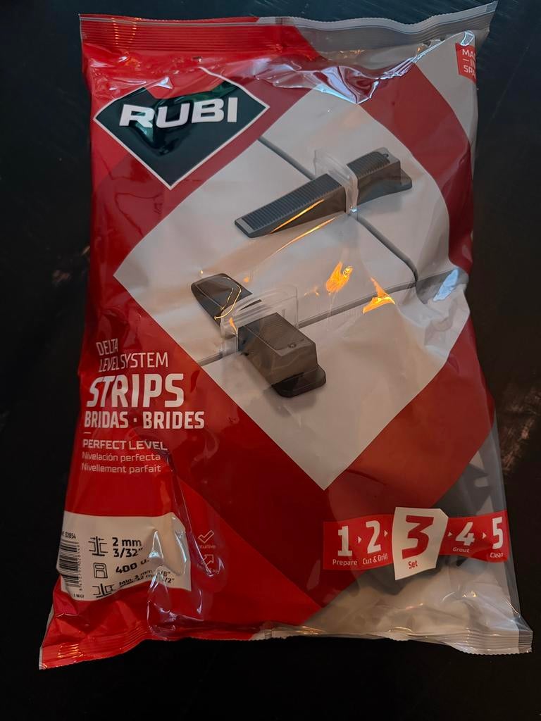 Rubi levelsysteem strips, nieuw., Overige materialen, Overige typen, Nieuw, Ophalen of Verzenden