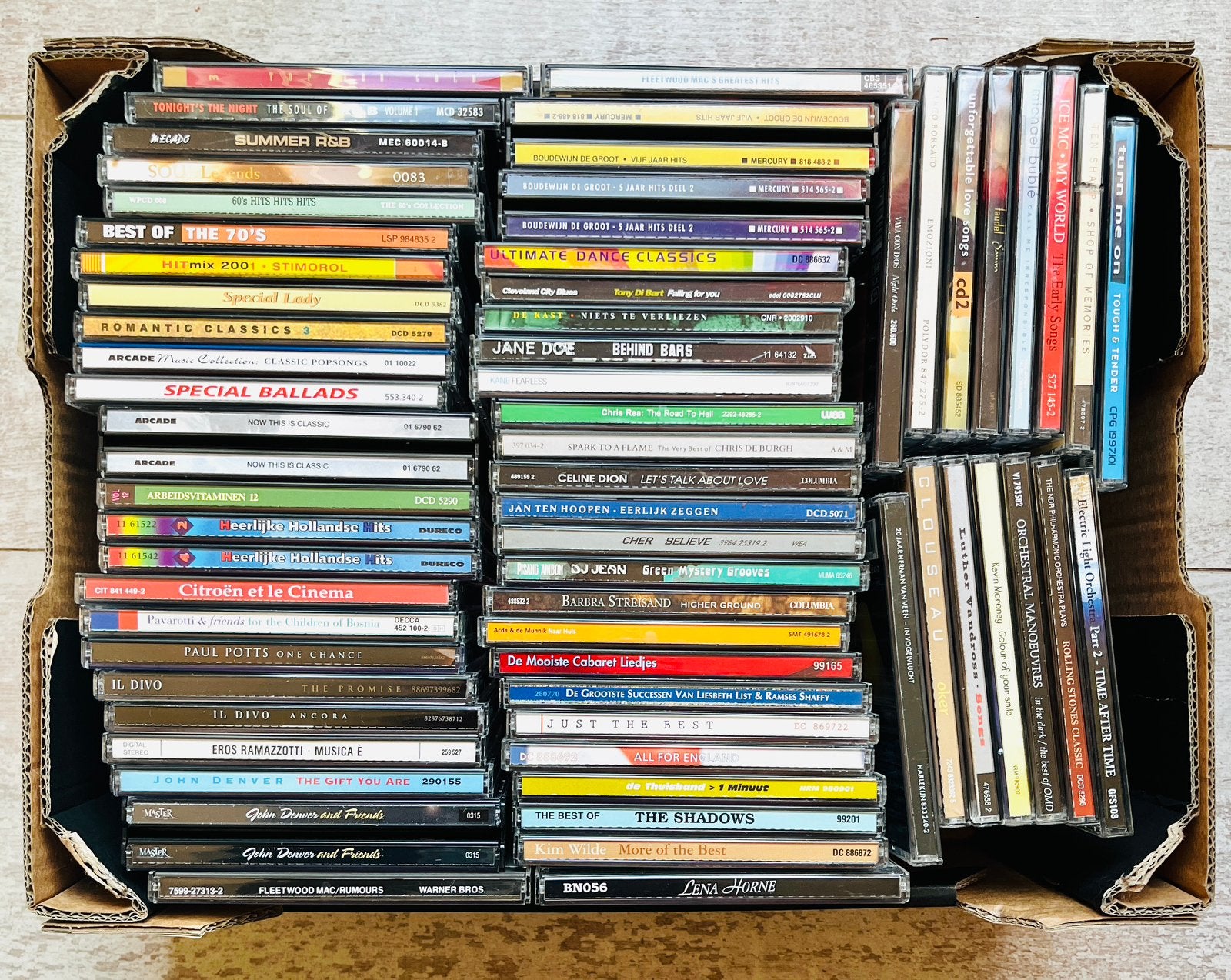 76 X CD - Diverse Genre's - Titles Zie Fotos Incl Verzending, Ophalen of Verzenden, Zo goed als nieuw, Album, Inclusief doosje
