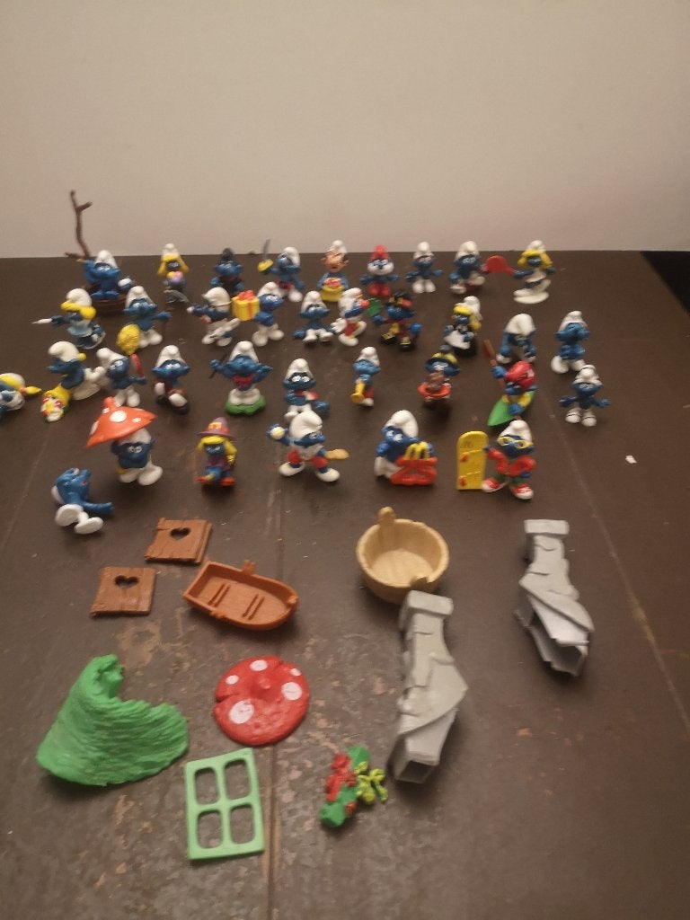 SMURFEN RESTPARTIJ, Verzamelen, Smurfen, Ophalen of Verzenden, Zo goed als nieuw, Verschillende Smurfen, Poppetje, Figuurtje of Knuffel