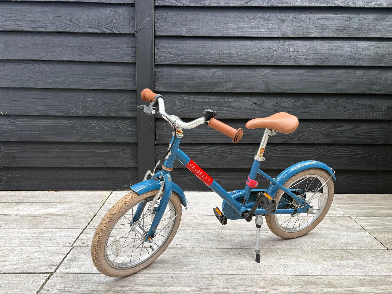 Veloretti Maxi Kinderfiets Blauw - 16 inch, Ophalen, Gebruikt, Terugtraprem, 16 tot 20 inch