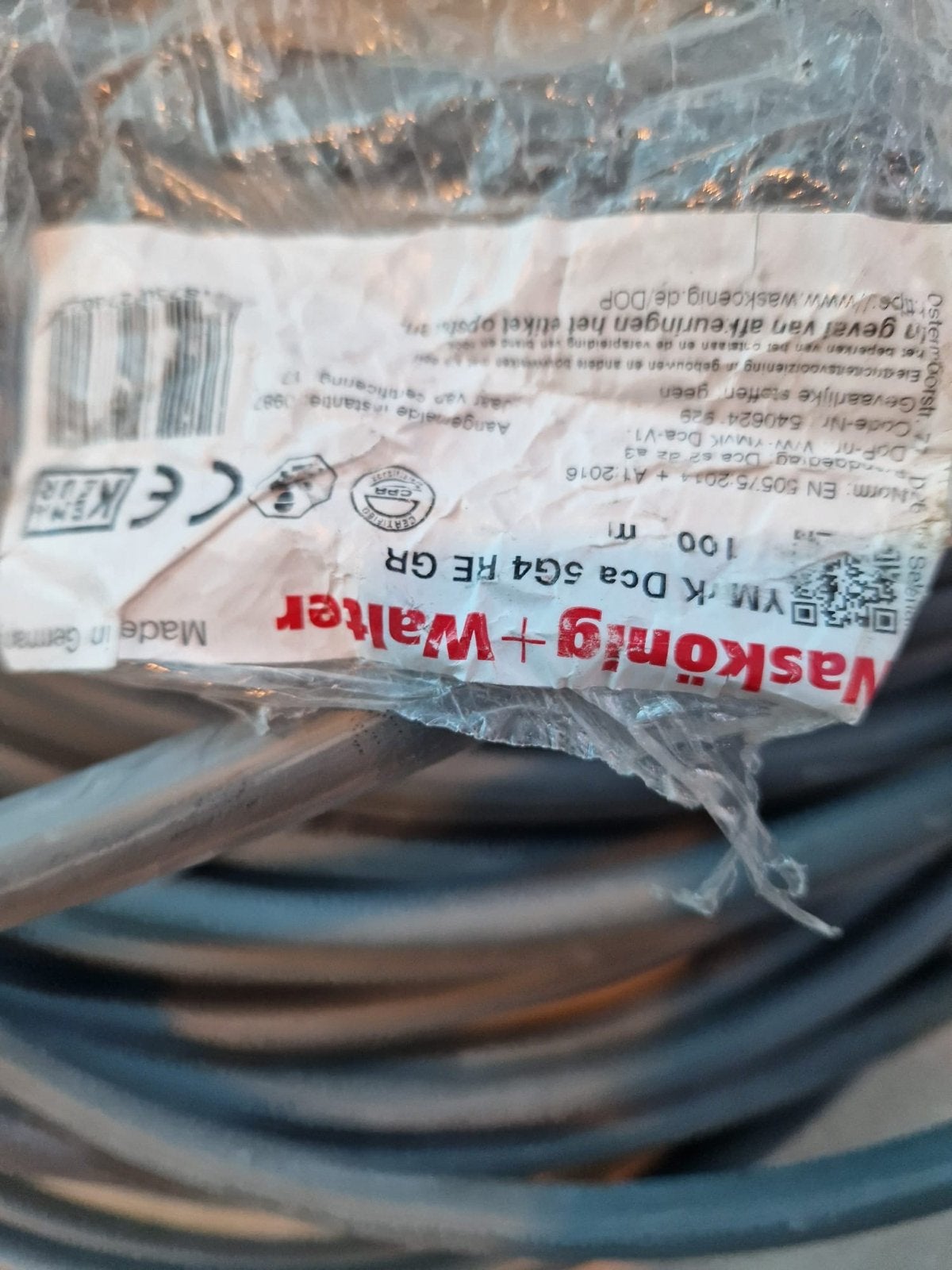 Vaskönig + Walter YMvK Dca 5G4 RE GR Kabel -, Ophalen of Verzenden, Nieuw, Overige merken, Kabel of Snoer