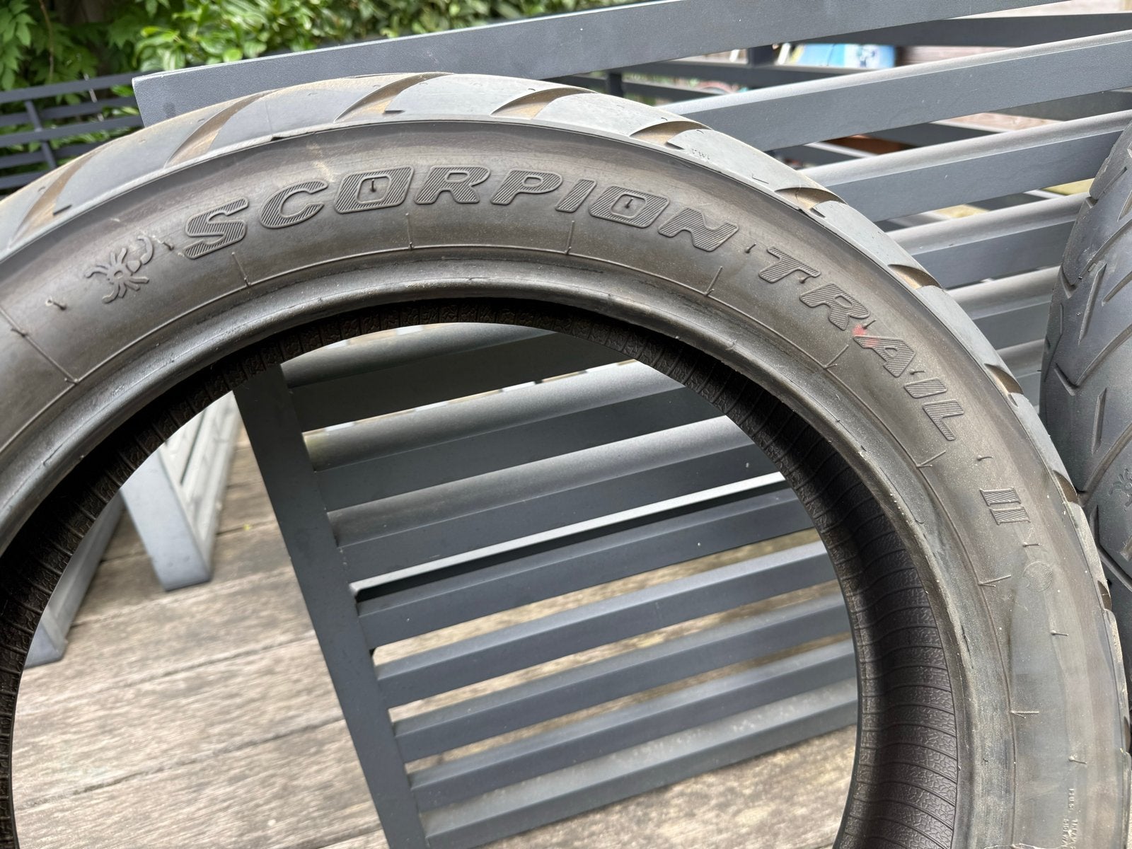 Set Pirelli Scorpion Trail 2 motorbanden, Ophalen of Verzenden, Gebruikt