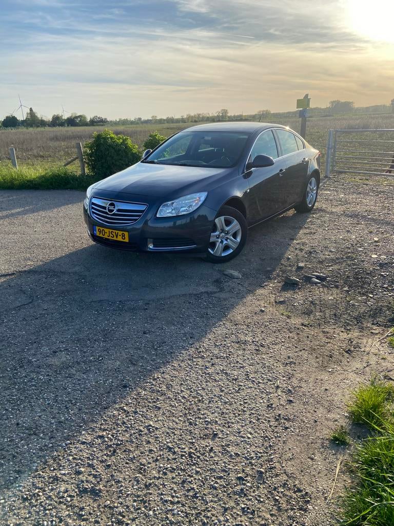 Opel Insignia 1.8 103KW 4-DRS 2009 Grijs, Auto's, Opel, 4 cilinders, 1796 cc, Origineel Nederlands, 75 €/maand