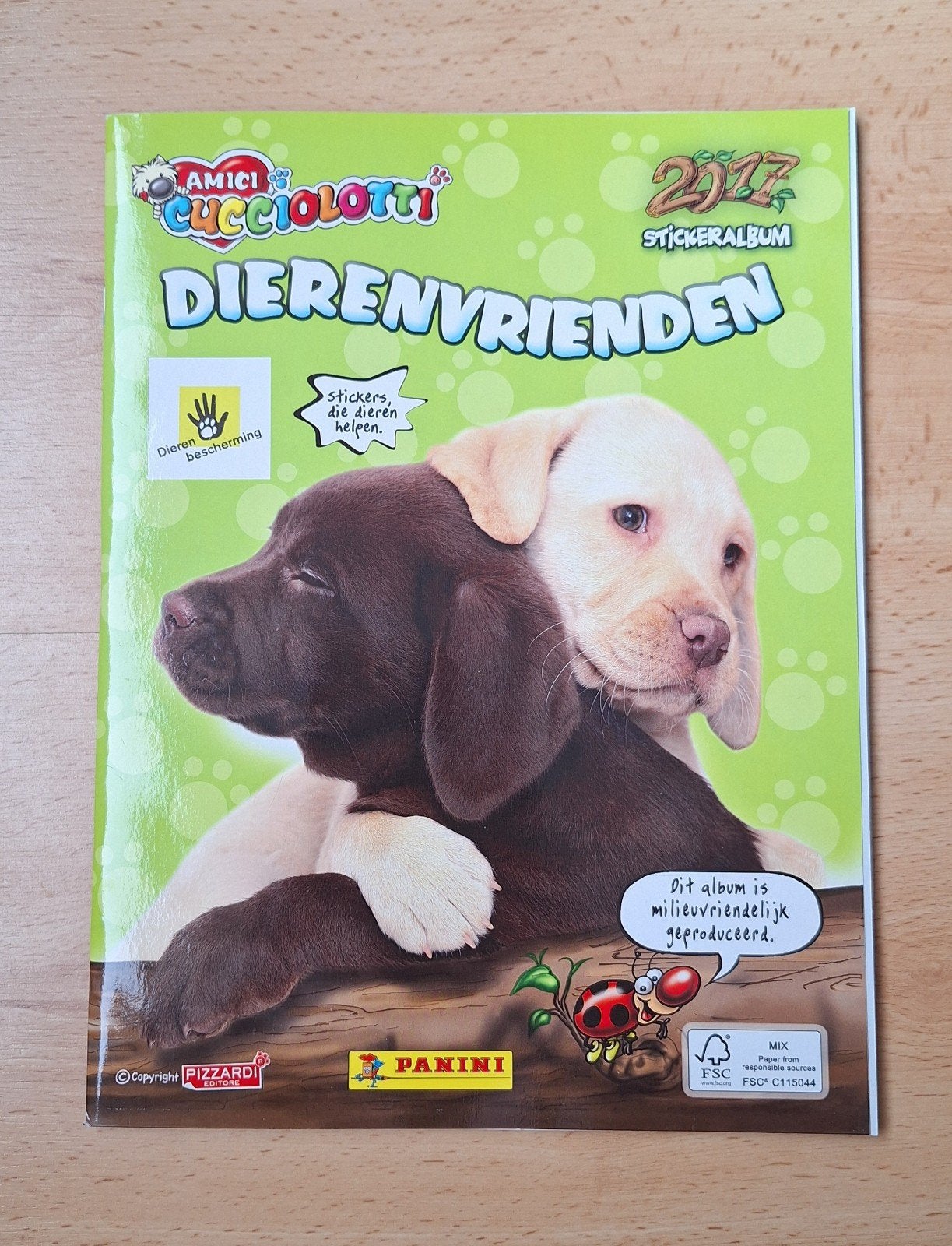 Panini Dierenvrienden stickeralbum, Ophalen of Verzenden, Zo goed als nieuw, Dier en Natuur