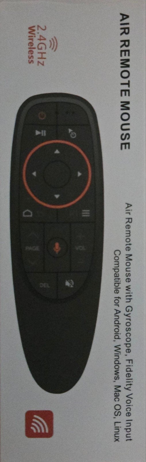 2.4GHz Air Remote Mouse – Gyroscoop – Voice Control, Ophalen of Verzenden, Nieuw, Pc