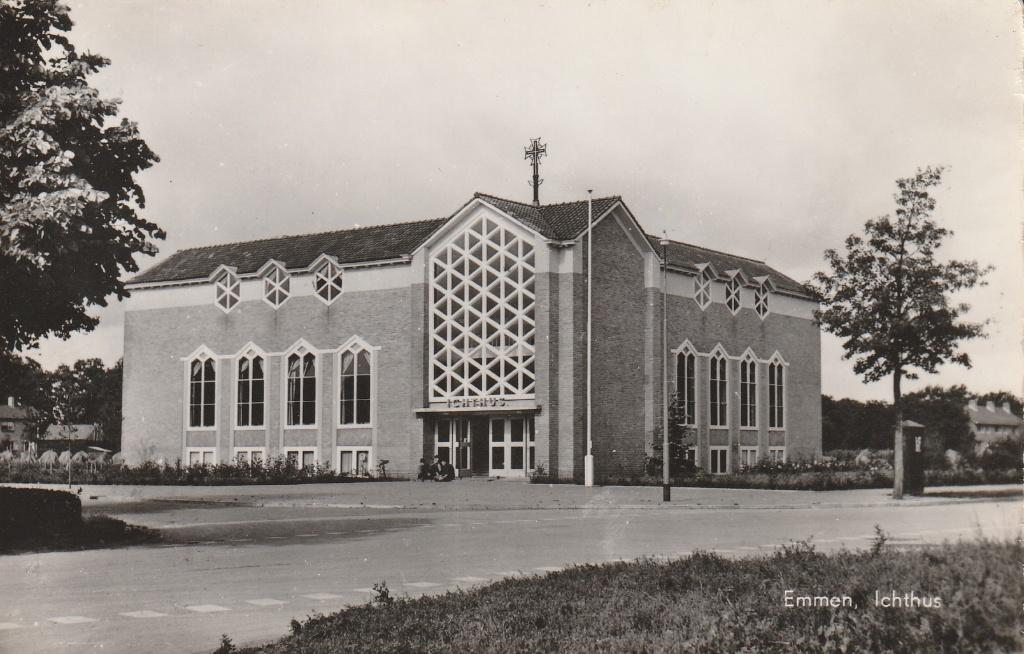 Emmen    Ichthus, Ophalen of Verzenden, 1940 tot 1960, Ongelopen, Drenthe