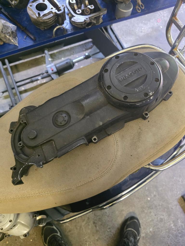 Zwart Vespa Karterpandeksel, Ophalen, Gebruikt, Overige typen, Vespa