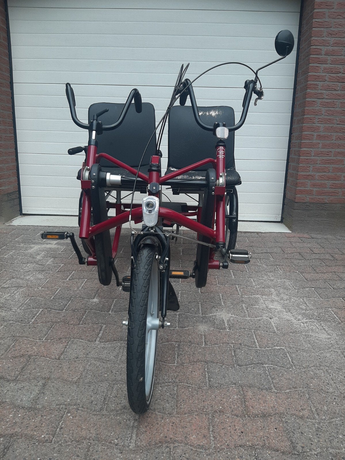 Duo fiets 5 versnellingen zonder ondersteuning, 55 cm of meer, Ophalen, Minder dan 49 cm, Minder dan 10 versnellingen