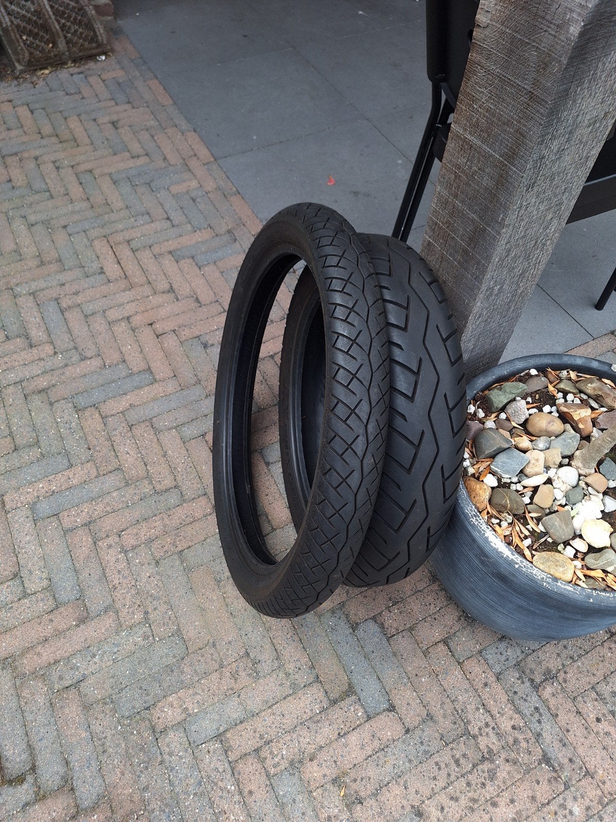 Set van 2 Bridgestone Battlax BT45 motorbanden, Ophalen