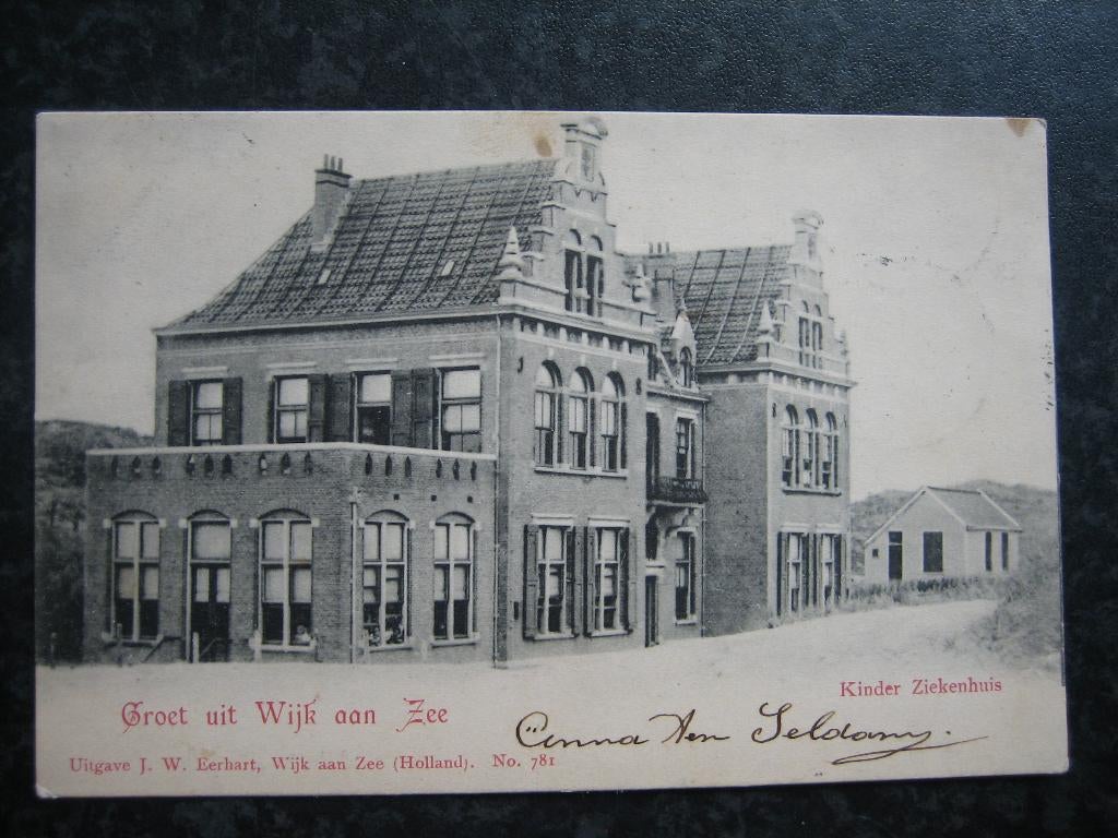 WIJK AAN ZEE Kinderziekenhuis 1903, Ophalen of Verzenden, Voor 1920, Noord-Holland
