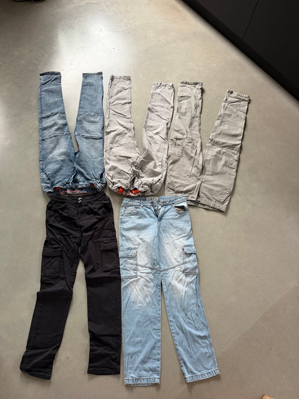 Set van 5 jongens jeans Salty Dog, Blue Ridge maat 170, Ophalen of Verzenden, Zo goed als nieuw, Jongen, Broek