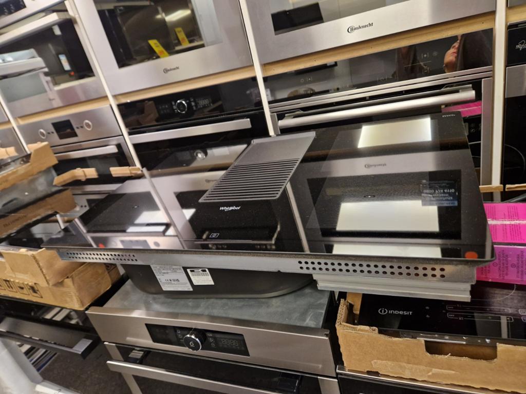 Whirlpool WVH92K/1 Inductiekookplaat met afzuigsysteem, Zo goed als nieuw, Inbouw, Inductie, 4 kookzones
