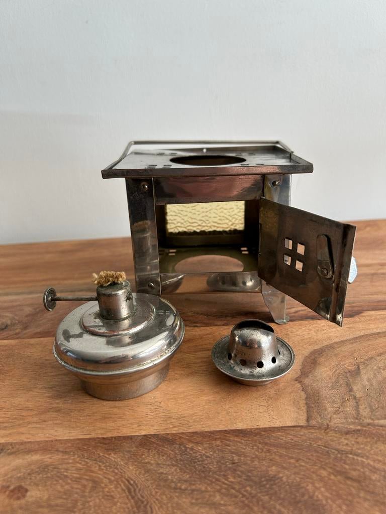 Antieke Art-niveau brander, Ophalen of Verzenden